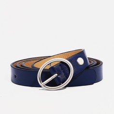 Ремень женский 9720485 синий, 110х2 см No Brand