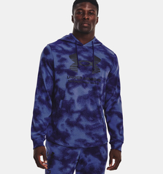 Толстовка Under Armour Ua Rival Terry Novelty Hd мужская, 77-1377185, Blue, размер SM