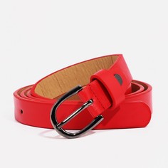 Ремень женский 9720505 красный, 110х1,8 см No Brand