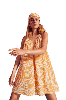 Платье H&M для женщин, жёлтый-002, размер XL, 1081909002