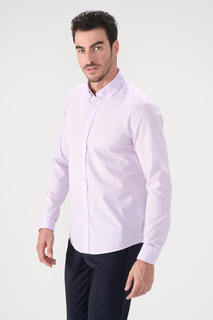 Рубашка мужская Cacharel G051SZ0040BALI фиолетовая 45