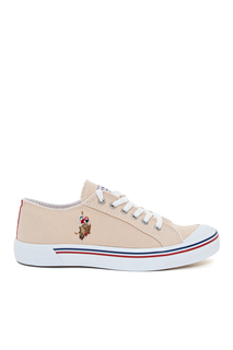 Кеды мужские U.S. POLO Assn. S081SZ0330Y22LINEN_VR бежевые 44 RU