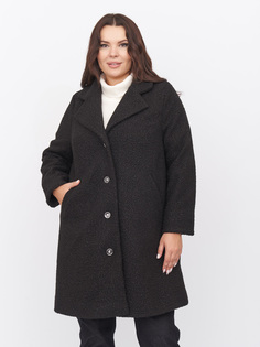 Пальто женское ZORY ZPL13023 черное 52-54 RU