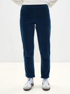 Спортивные брюки женские MOM №1 MOM-3150F синие 3XL