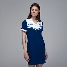 Платье женское ФК Динамо Москва 01DBB20 синее M