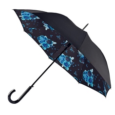 Зонт женский Fulton L754 синий/черный
