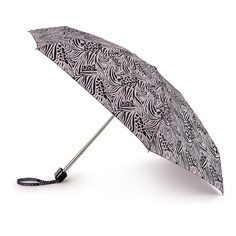 Зонт женский Fulton L501 бежевый/черный