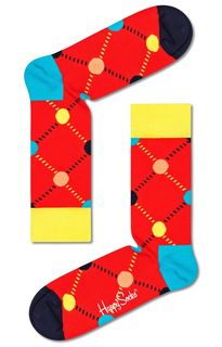 Носки женские Happy socks LAD01 красные 25