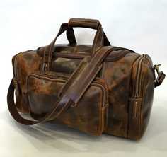Дорожная сумка унисекс Black Buffalo Roker коричневая 50х25х25 см