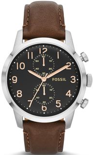 Наручные часы унисекс Fossil FS4873 коричневые