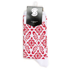 Носки унисекс Super Socks Узоры Красный красные 40-45
