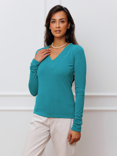 Лонгслив женский RAPOSA 358 зеленый 42 RU