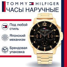 Наручные часы унисекс Tommy Hilfiger 1710511 золотистые