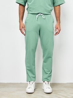 Спортивные брюки мужские MOM №1 MOM-88-3170 зеленые 50 RU