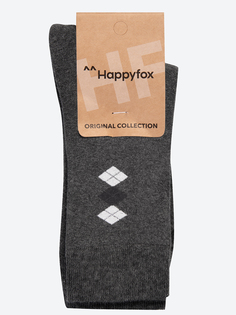 Носки мужские HappyFox HFR33065 серые 41-43