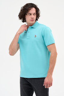 Футболка мужская U.S. POLO Assn. G081SZ0110TP10IY023 бирюзовая 2XL