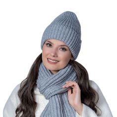 Шапка бини женская Landre РАМОНА 06 серая one size