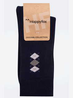 Носки мужские HappyFox HFR33065 синие 41-43
