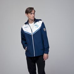 Ветровка мужская ФК Динамо Москва 23DBB01 синяя XL