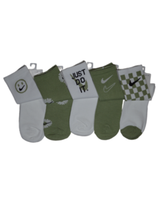 Комплект носков женских Nike NI-AH разноцветных 37-41 5 пар