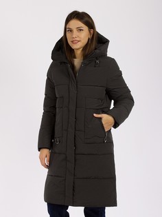 Пальто женское GEVITO GD57001055 черное 58 RU
