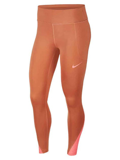Тайтсы женские Nike CJ1901 оранжевые XS