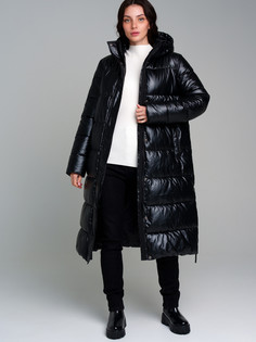 Пальто женское PlayToday 32326005 черное XL