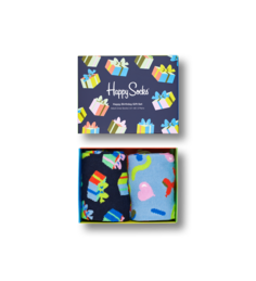 Комплект носков унисекс Happy Socks 2-Pack Happy Birthday Socks разноцветных 25, 2 пары