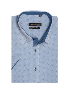 Рубашка мужская Imperator Lyon 7-K sl. голубая 43/ 170-178