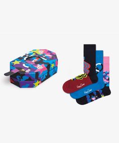 Комплект носков унисекс Happy Socks XCIR08 разноцветных 41-46, 3 пары