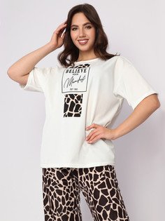 Футболка женская Fashion Margo ФЖ0148 белая 48 RU