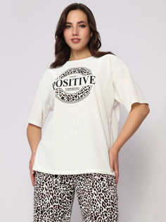 Футболка женская Fashion Margo ФЖ0146 белая 54 RU