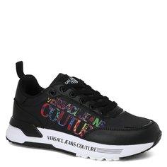 Кроссовки женские Versace Jeans Couture 74VA3SA3 черные 38 EU