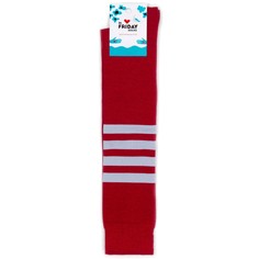 Гольфы унисекс St. Friday Socks Ассиметричные красные 38-41