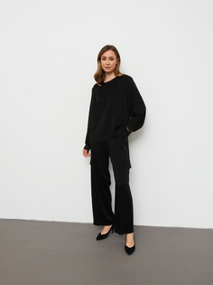 Блуза Gerry Weber для женщин, размер 40, 260054-31299-11000-40, чёрная