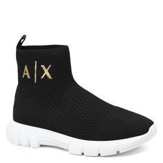 Кроссовки женские Armani Exchange XDZ032 черные 37 EU