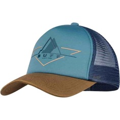 Buff TRUCKER CAP BRAK STONE BLUE Бейсболка беговая Синий/Желтый L/XL