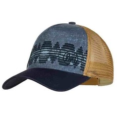 Buff TRUCKER CAP TZOM STONE BLUE Бейсболка беговая Синий/Песочный L/XL