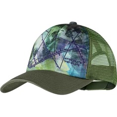 Buff TRUCKER CAP CAMPAST GREEN Бейсболка беговая Зеленый L/XL