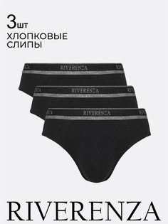 Комплект трусов мужских RIVERENZA 02SR/3 черных 50/L