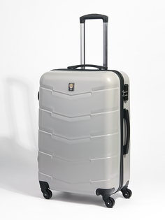 Чемодан унисекс Sun Voyage SV036 серебро лайт, 65x42x26 см