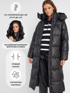 Пальто женское Zolla 0233452021549900 черное XS