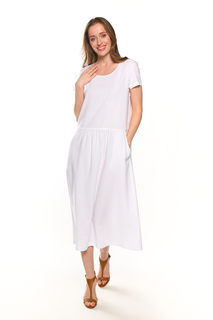 Платье женское DAYS 171223 белое XL