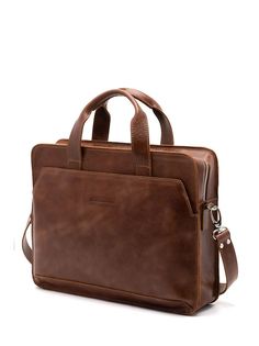 Сумка мужская Igermann 22С1112 рыжая, 40х30х10 см