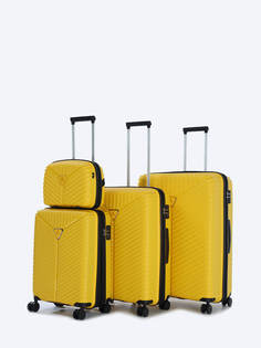 Комплект чемоданов унисекс Vitacci HZL01-27 желтый