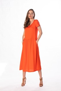 Платье женское DAYS 171223/1 оранжевое XL