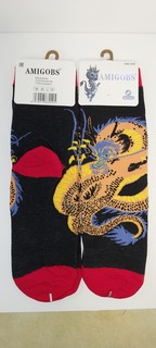 Носки женские AMIGOBS D2023 черные one size