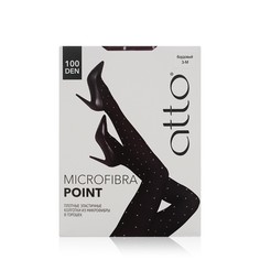 Колготки женские Atto Microfibra Point бордовые 3