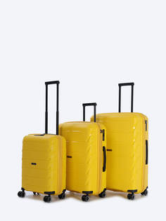 Комплект чемоданов унисекс Vitacci HYA01-27 желтый