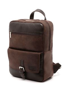 Рюкзак мужской Igermann 18С820 коричневый, 36х28х11 см